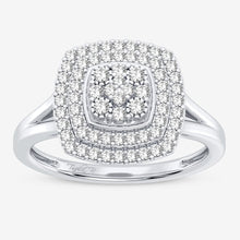 Cargar imagen en el visor de la galería, 10K 0.28CT DIAMOND RING