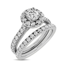 Load image into Gallery viewer, 14KT White Gold 1Ct.Tw. Diamond keyani Bridal Ring