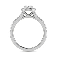 Cargar imagen en el visor de la galería, 14KT White Gold 1Ct.Tw. Diamond keyani Bridal Ring