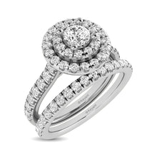 Cargar imagen en el visor de la galería, 14KT White Gold 1Ct.Tw. Diamond keyani Bridal Ring