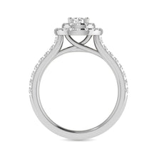 Cargar imagen en el visor de la galería, 14KT White Gold 1Ct.Tw. Diamond keyani Bridal Ring