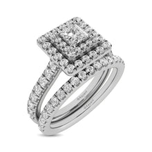 Cargar imagen en el visor de la galería, 14KT White Gold 1Ct.Tw. Diamond keyani Bridal Ring