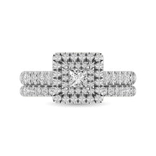 Load image into Gallery viewer, 14KT White Gold 1Ct.Tw. Diamond keyani Bridal Ring