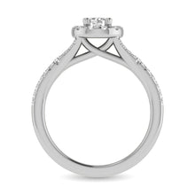 Cargar imagen en el visor de la galería, 14KT White Gold 1Ct.Tw. Diamond keyani Bridal Ring