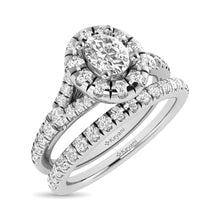 Cargar imagen en el visor de la galería, 14KT White Gold 1Ct.Tw. Diamond keyani Bridal Ring