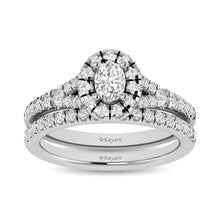 Cargar imagen en el visor de la galería, 14KT White Gold 1Ct.Tw. Diamond keyani Bridal Ring