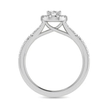 Cargar imagen en el visor de la galería, 14KT White Gold 1Ct.Tw. Diamond keyani Bridal Ring