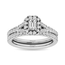 Load image into Gallery viewer, 14KT White Gold 1Ct.Tw. Diamond keyani Bridal Ring