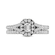 Cargar imagen en el visor de la galería, 14KT White Gold 1Ct.Tw. Diamond keyani Bridal Ring