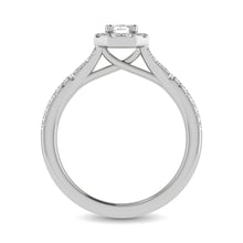 Cargar imagen en el visor de la galería, 14KT White Gold 1Ct.Tw. Diamond keyani Bridal Ring