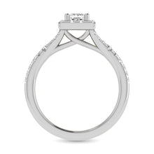 Cargar imagen en el visor de la galería, 14KT White Gold 1Ct.Tw. Diamond keyani Bridal Ring