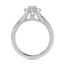 Cargar imagen en el visor de la galería, 14KT White Gold 1Ct.Tw. Diamond keyani Bridal Ring