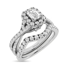 Cargar imagen en el visor de la galería, 14KT White Gold 1Ct.Tw. Diamond keyani Bridal Ring