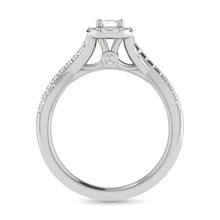 Cargar imagen en el visor de la galería, 14KT White Gold 1Ct.Tw. Diamond keyani Bridal Ring