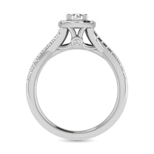 Cargar imagen en el visor de la galería, 14KT White Gold 1Ct.Tw. Diamond keyani Bridal Ring