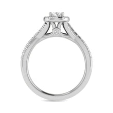 Cargar imagen en el visor de la galería, 14KT White Gold 1Ct.Tw. Diamond keyani Bridal Ring