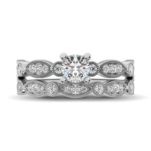 Cargar imagen en el visor de la galería, Diamond 1 Ct.Tw. Bridal Ring in 14K White Gold