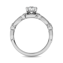 Cargar imagen en el visor de la galería, Diamond 1 Ct.Tw. Bridal Ring in 14K White Gold