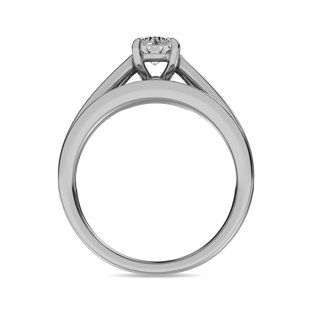 Diamond 1 1/2 Ct.Tw. Bridal Ring in 14K White Gold