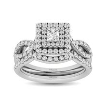 Cargar imagen en el visor de la galería, 14K White Gold 1 Ct.Tw. Diamond Engagement Rings