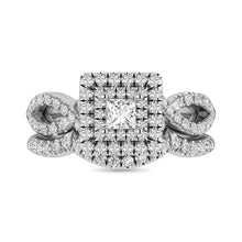 Cargar imagen en el visor de la galería, 14K White Gold 1 Ct.Tw. Diamond Engagement Rings