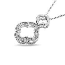 Cargar imagen en el visor de la galería, Diamond Fashion Pendant 1/20 ct tw in Sterling Silver