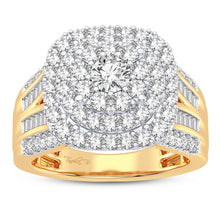 Cargar imagen en el visor de la galería, 14K 1.50CT DIAMOND RING