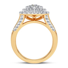 Cargar imagen en el visor de la galería, 14K 1.50CT DIAMOND RING