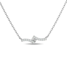 Cargar imagen en el visor de la galería, Diamond 1/8 Ct.Tw. Fashion Pendant in 10K White Gold