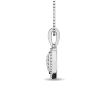 Cargar imagen en el visor de la galería, Diamond 1/20 ct tw Heart Pendant in Sterling Silver