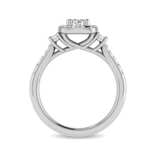 Cargar imagen en el visor de la galería, 14KT White Gold 1Ct.Tw. Diamond keyani Bridal Ring