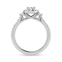 Cargar imagen en el visor de la galería, 14KT White Gold 1Ct.Tw. Diamond keyani Bridal Ring