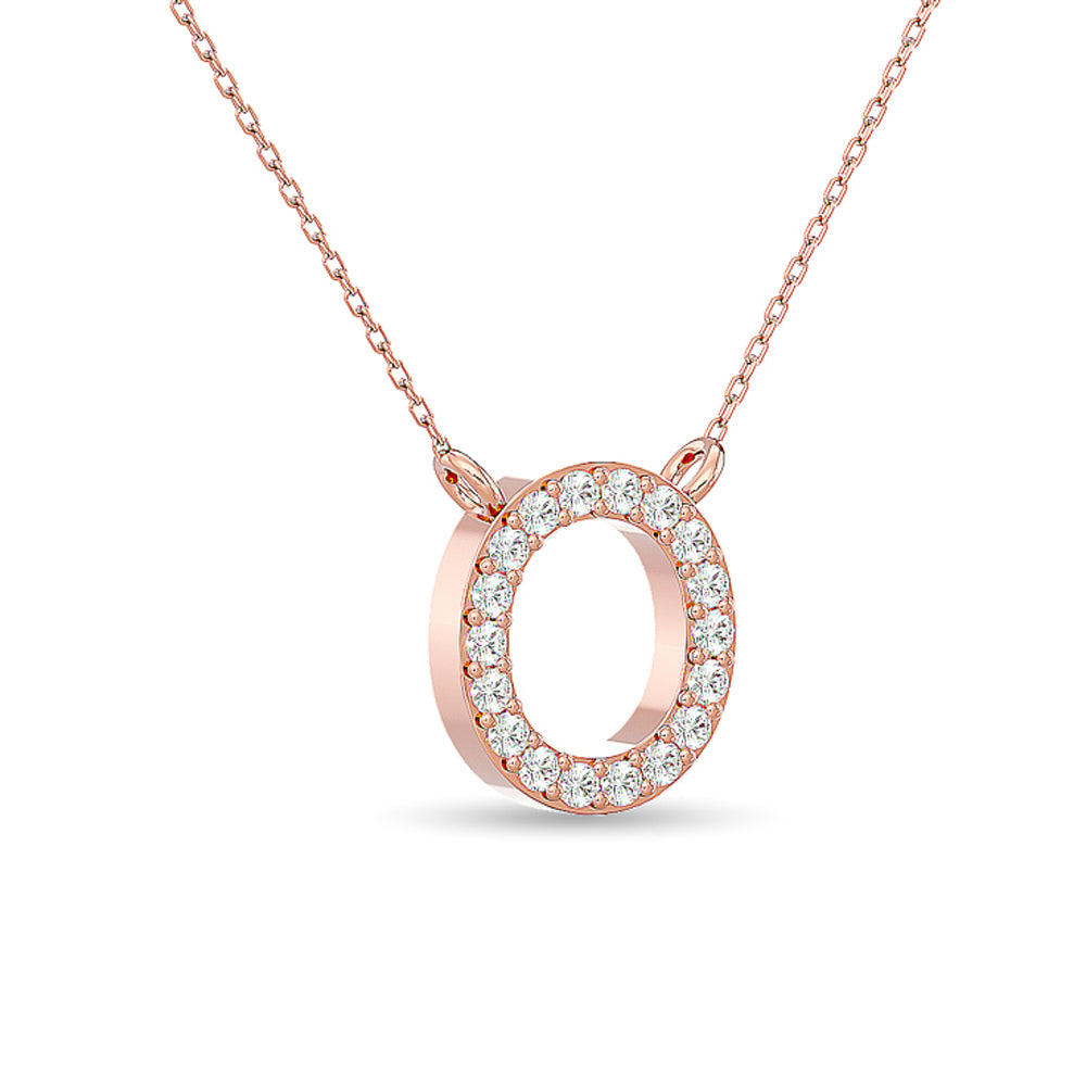 Diamond 1/20 ct tw Fashion Pendant in 10K Rose Gold