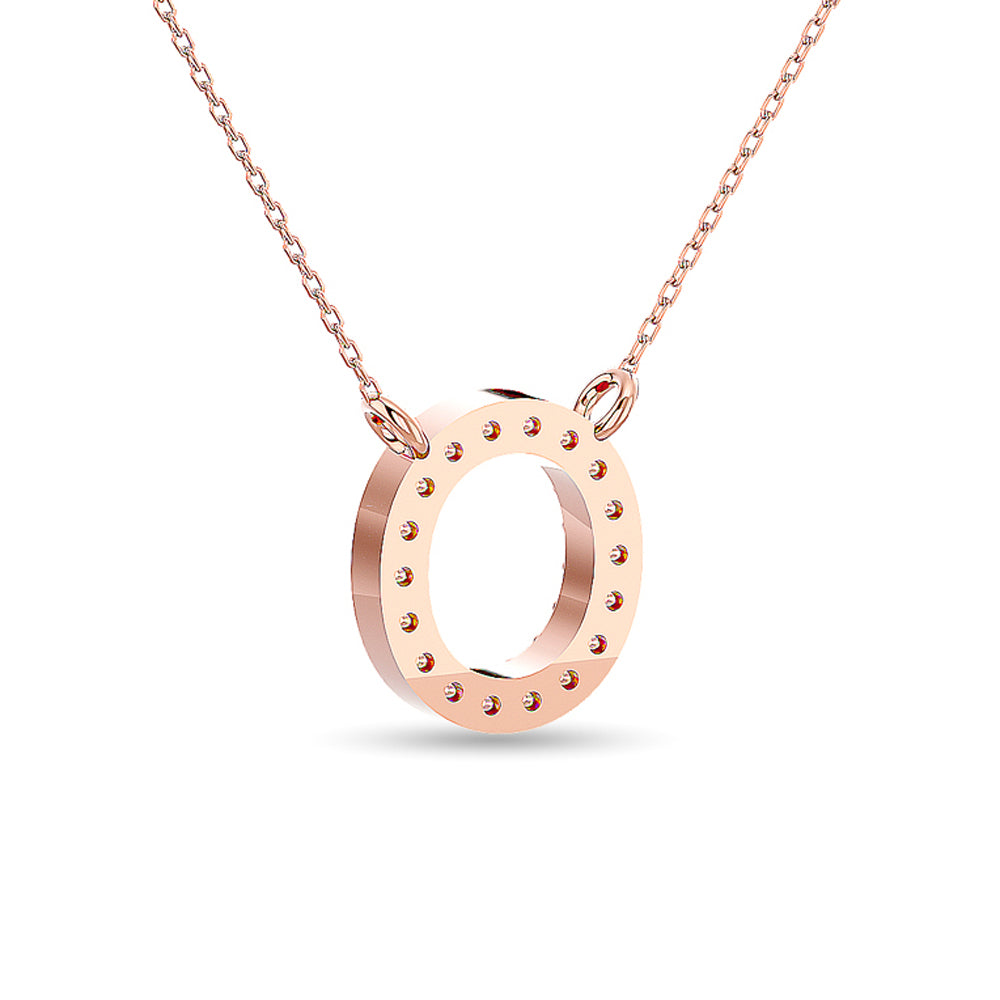 Diamond 1/20 ct tw Fashion Pendant in 10K Rose Gold