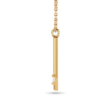 Cargar imagen en el visor de la galería, Diamond Bar Pendant 1/50 ct tw in 10K Yellow Gold