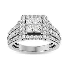 Load image into Gallery viewer, Diamond Engagement Ring 1 ct tw in 14K White Gold