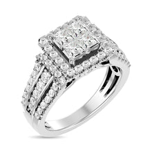 Load image into Gallery viewer, Diamond Engagement Ring 1 ct tw in 14K White Gold