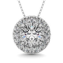 Load image into Gallery viewer, Diamond 1/20 ct tw Fashion Pendant in Sterling Silver