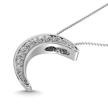 Cargar imagen en el visor de la galería, Diamond 1/10 ct tw Fashion Pendant in Sterling Silver