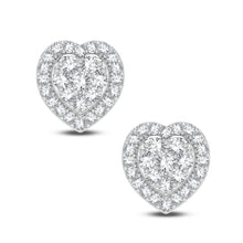 Cargar imagen en el visor de la galería, 10K 0.75CT DIAMOND EARRING