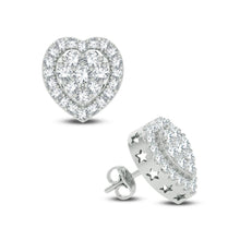 Cargar imagen en el visor de la galería, 10K 2.00CT DIAMOND EARRING