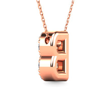 Cargar imagen en el visor de la galería, Diamond 1/8 Ct.Tw. Letter B Pendant in 14K Rose Gold&quot;