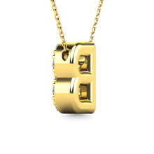 Cargar imagen en el visor de la galería, Diamond 1/8 Ct.Tw. Letter B Pendant in 14K Yellow Gold&quot;