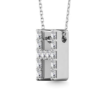 Load image into Gallery viewer, Diamond 1/8 Ct.Tw. Letter H Pendant in 14K White Gold&quot;