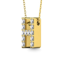 Cargar imagen en el visor de la galería, Diamond 1/8 Ct.Tw. Letter H Pendant in 14K Yellow Gold&quot;