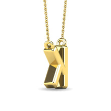 Load image into Gallery viewer, Diamond 1/20 Ct.Tw. Letter K Pendant in 10K Yellow Gold