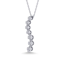 Load image into Gallery viewer, Diamond 1/10 Ct.Tw. Fashion Pendant in 925 Silver