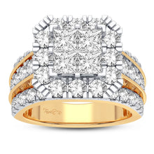 Load image into Gallery viewer, 14K 3.00CT DIAMOND RING