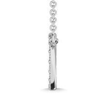 Load image into Gallery viewer, Diamond 1/20 Ct.Tw. Circle Shape Fashion Pendant in 925 Silver