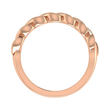 Load image into Gallery viewer, 14K Rose Gold 1/5 Ct.Tw. Diamond Cuban Style Band